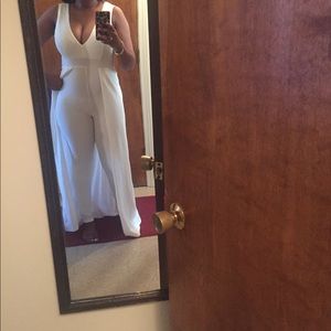 Ivory pants jumpsuit